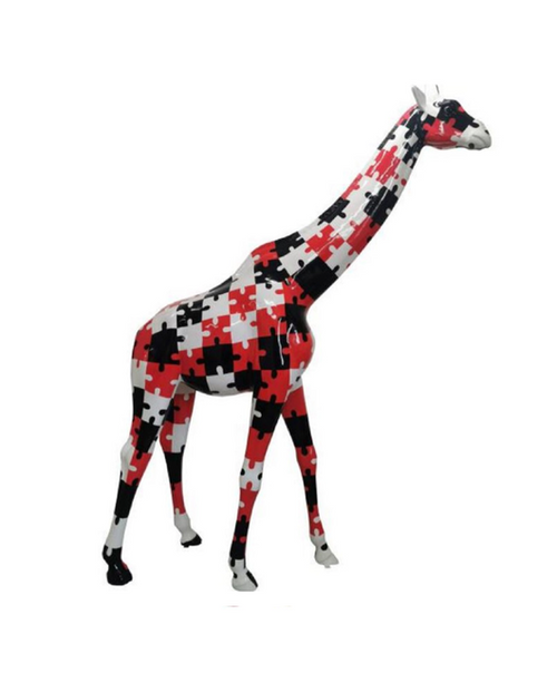 Statue Décorative en Résine de Girafe - 320cm - Puzzle Exotique