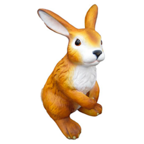 Statue Lapin Animaux Resine - 115cm - Naturel