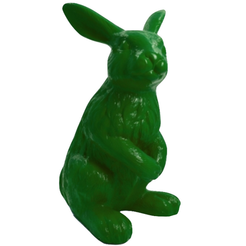 Statue de Lapin en Résine - 115cm - Couleur Verte