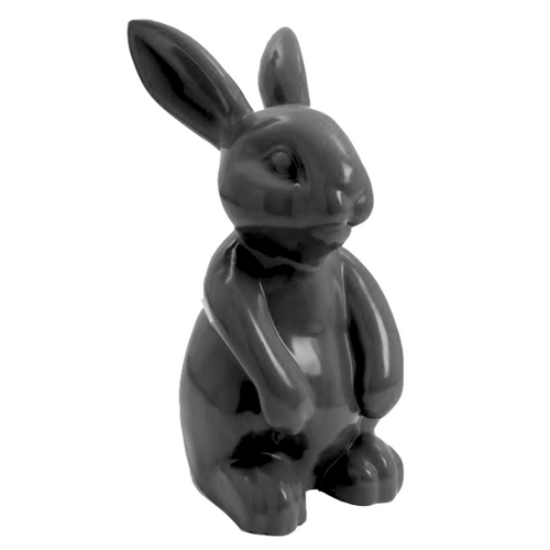 Statue de Lapin en Résine - 60 cm - Couleur Grise