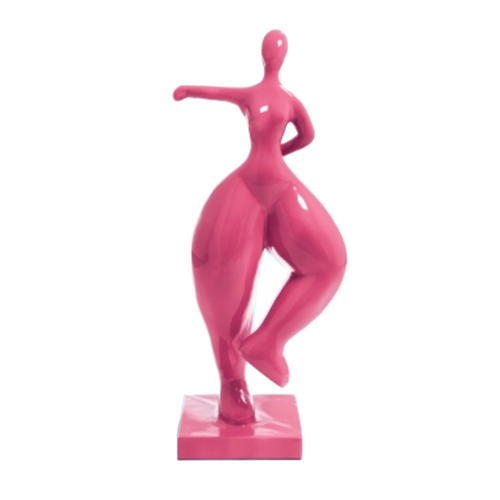 Statue Femme Nana Oeuvre Resine - 135cm - Rose Fushia