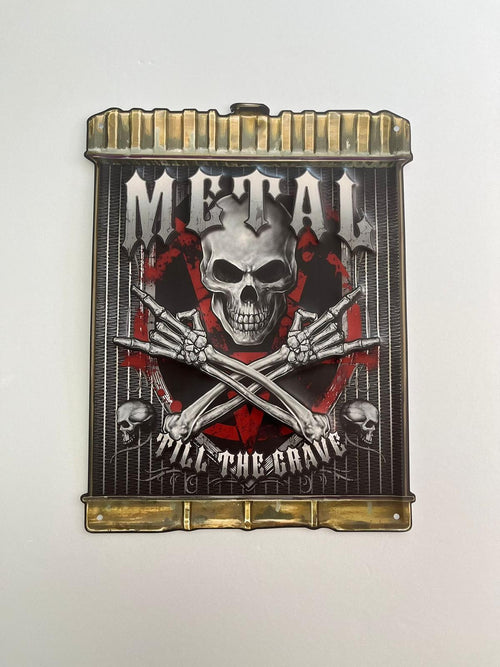 PLAQUE MÉTAL METAL 30X40 CM - PLAQUE DECORATIVE