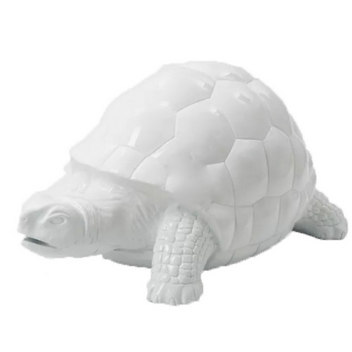 Statue Tortue Animaux Resine - 110cm - Blanc