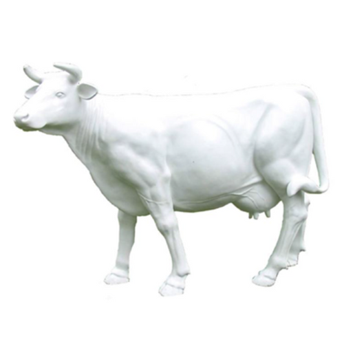 Statue Vache Animaux Resine - 225cm - Blanc